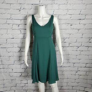Show me Your Mumu Green Fit and Flare Dress